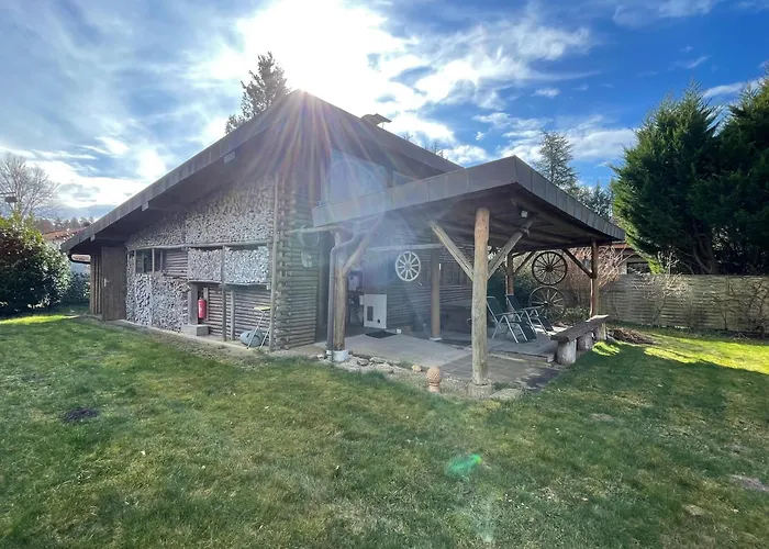 Urige Blockhuette Direkt Am Waldrand Casa de Férias Ludwigswinkel